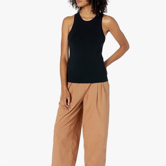 The Drop Women's Gina Fitted Sleeveless High-Neck Cut-In Sweater Tank - Picture 4 of 5